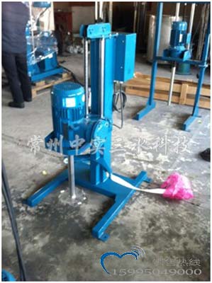 手搖齒條升降式分散機